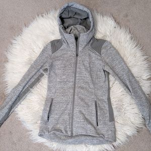 Gray Athleta winter zip hoodie